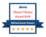 Avvo Clients' Choice Award 2019 | Michael Austin Stewart.